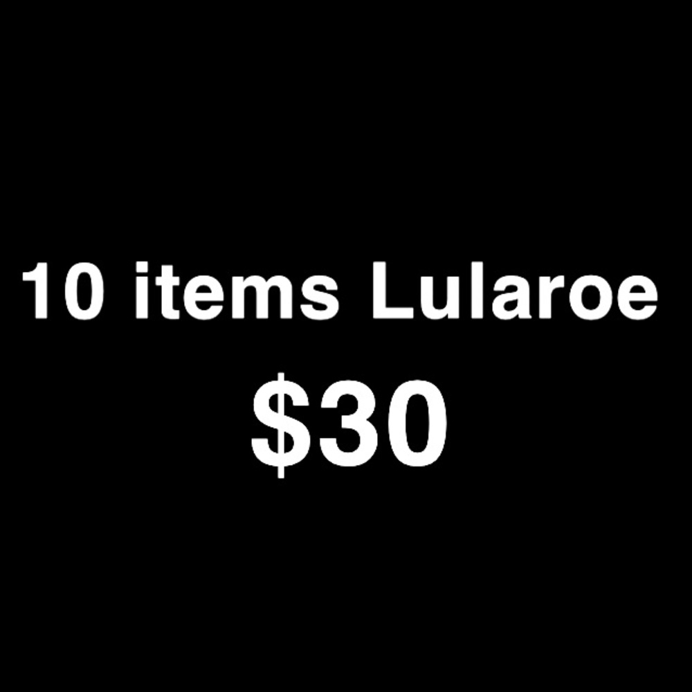 Lularoe 10 items